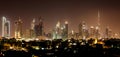 Dubai by night Royalty Free Stock Photo