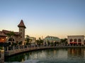 Dubai parks - Epic shoot of Riverland sunset viewing its beautiful building design