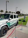 Dubai. Police. Kops. Mercedes Royalty Free Stock Photo