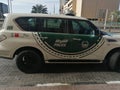 A Dubai police vehicle Royalty Free Stock Photo