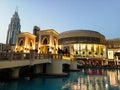 Dubai shopping mall exterior United Arab Emirates