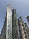 Dubai sky scrappers , dubai Marina uae united arab Emirates Royalty Free Stock Photo