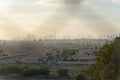 Dubai Skyline from Al Warqa 5, Dubai, United Arab Emirates Royalty Free Stock Photo