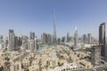 Dubai skyline Burj Khalifa Downtown Royalty Free Stock Photo