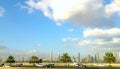 Dubai skyline Burj Khalifa Downtown roadside view photography