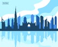 Dubai Skyline Royalty Free Stock Photo