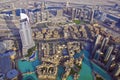 Dubai skyline Royalty Free Stock Photo