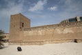 Historic, site, sky, wall, archaeological, ancient, history, fortification, ruins, building, caravanserai, sand, unesco, world, he Royalty Free Stock Photo