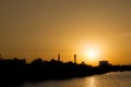 Dubai sunset Royalty Free Stock Photo