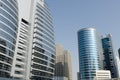 Dubai tecom glass buildings, united arab emirates