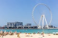 Ain Dubai Dubai Eye tallest ferris wheel in the world on Bluewaters Island, UAE Royalty Free Stock Photo