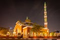 Al Salam Mosque Masjid in Al Barsha, Dubai. Royalty Free Stock Photo