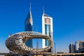 Dubai, UAE - August, 2019: Museum of the Future dedicated to science and innovation in Dubai, United Arab Emirates Royalty Free Stock Photo