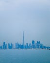 Dubai, UAE 01/15/201- Burj Khalifa, World Tallest Tower. A view from Sheikh Zayed Road, Residen Royalty Free Stock Photo