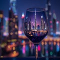 Dubai UAE, City Diorama Part of our cities in a glass series