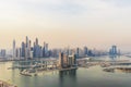 Dubai, UAE - 09.24.2021 Dubai city skyline on early morning hour. Dubai Marina. Urban Royalty Free Stock Photo