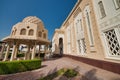 DUBAI, UAE - DECEMBER 2016: Exterior view of Jumeirah Mosque along the sea Royalty Free Stock Photo