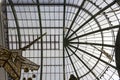 Glass roof detail of the Mall of the Emirates Royalty Free Stock Photo