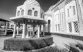 DUBAI, UAE - DECEMBER 6, 2016: Jumeirah Mosque exterior view on a sunny day Royalty Free Stock Photo