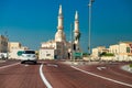 DUBAI, UAE - DECEMBER 6, 2016: Jumeirah Mosque exterior view on a sunny day Royalty Free Stock Photo