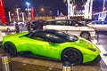 Supercar Lamborghini huricane greeen color