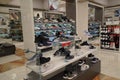 Dubai UAE December 2019 Puma Brand Sport shoes at a shop. Footwear of various brands in the mall. Big collection of different Royalty Free Stock Photo