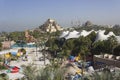 View from the top of Aquaventure waterpark in Dubai