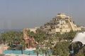 View from the top of Aquaventure waterpark in Dubai