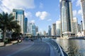 Dubai, UAE,Dubai Marina Promenade, November 2015