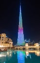 Burj Khalifa - the tallest tower in the world, Dubai, UAE Royalty Free Stock Photo