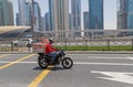 DUBAI, UAE - MAY 20, 2016: food delivery service