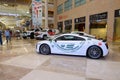 The Audi R8 V10 sportscar of Dubai Police is on Dubai Motor Show 2019