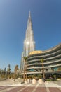 DUBAI, UAE - November 09, 2018: Burj Khalifa tower in daytime.