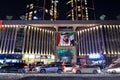 The cars are on Walk at Jumeirah Beach Residence Royalty Free Stock Photo