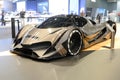 The Devel Sixteen supercar is on Dubai Motor Show 2017 Royalty Free Stock Photo