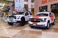 The Ford Raptor of Dubai Police and Chevrolet Tahoe rescue cars