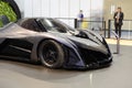 The luxury Devel Sixteen concept supercar is on Dubai Motor Show 2017 Royalty Free Stock Photo