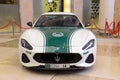 The Maserati GranTourismo car of Dubai Police is on Dubai Motor Show 2019