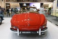 The restorated by Brabus Mercedes-Benz 300SL Roadster car is on Dubai Motor Show 2017 Royalty Free Stock Photo