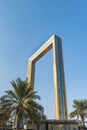 Dubai Frame, a new landmark of Dubai. It is an observatory, museum, monument in Zabeel Park, Dubai, United Arab Emirates Royalty Free Stock Photo