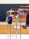 Dubai, UAE, 20 September 2025. Apple Watch displayed at Apple Store, highlighting sleek design, features, and modern Royalty Free Stock Photo
