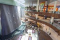 interior of Dubai Mall, the biggest mall in the world. United Arab Emirates Royalty Free Stock Photo