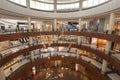 interior of Dubai Mall, the biggest mall in the world. United Arab Emirates Royalty Free Stock Photo