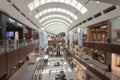 interior of Dubai Mall, the biggest mall in the world. United Arab Emirates Royalty Free Stock Photo