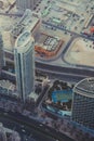 Views of the Modern City of Dubai, Urban cityscape landscape. Royalty Free Stock Photo