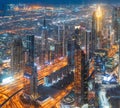 Dubai, UAE, United Arab Emirates - May 25, 2021: Aerial View Of Royalty Free Stock Photo