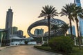 Dubai, UAE - 10.02.2022 - View of a very well known landmark Museum of Future. City