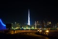 Dubai, United Arab Emirates, April 20, 2018: Downtown Dubai view