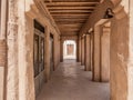 Dubai, United Arab Emirates. Close up on the Bastakia Quarter architecture in Bur Dubai Royalty Free Stock Photo