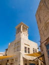 Dubai, United Arab Emirates. Close up on the Bastakia Quarter architecture in Bur Dubai Royalty Free Stock Photo